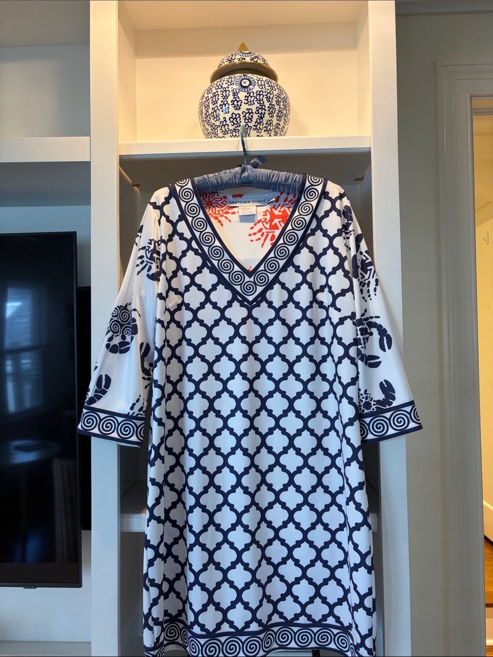 Gretchen Scott V Neck Shift Dress